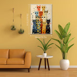 Color Cat Jenga Jigsaw Puzzle 1000 Pieces