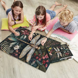 Retro Dragonfly Jigsaw Puzzle 1000 Pieces