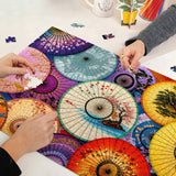 Colorful Oil Umbrellas Jigsaw Puzzle 1000 Pieces