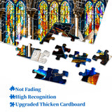 Gothic Church & Piano Jigsaw Puzzle 1000 Pieces