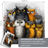 Whimsical Owls Jigsaw Puzzle 1000 Pieces