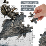 Skeleton Angler Jigsaw Puzzle 1000 Pieces