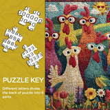 Funny Chicken Jigsaw Puzzle 1000 Pieces