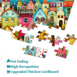 Colorful Town Jigsaw Puzzle 1000 Pieces