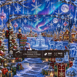 Ice Crystal Christmas Village Jigsaw Puzzle 1000 Pieces