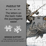 Skeleton Angler Jigsaw Puzzle 1000 Pieces