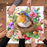 Garden Robin Jigsaw Puzzle 1000 Pieces