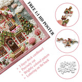 Candy Gingerbread House Jigsaw Puzzle 1000 Pieces