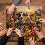 Barnyard Morn Jigsaw Puzzle 1000 Pieces