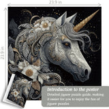 Golden Unicorn Jigsaw Puzzle 1000 Pieces
