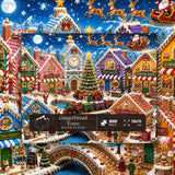 Gingerbread Town Jigsaw Puzzle 1000 Pieces