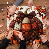 Patchwork Pumpkin Jigsaw Puzzle 1000 Pieces