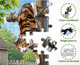 Yard Cat Capers Jigsaw Puzzle 1000 Pieces