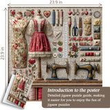 Tailor's Treasures Jigsaw Puzzle 1000 Pieces
