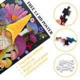 Flowers and Gnome Jigsaw Puzzle 1000 Pieces