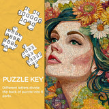 Mosaic Nymph Jigsaw Puzzle 1000 Pieces
