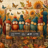 Cozy Autumn Birds Jigsaw Puzzle 1000 Pieces