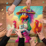Farm Whimsy Jigsaw Puzzle 1000 Pieces