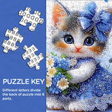 The Sapphire Kitten Jigsaw Puzzle 1000 Pieces