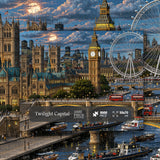 Twilight Capital Jigsaw Puzzle 1000 Pieces