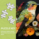 Leaf & Hummingbird Jigsaw Puzzle 1000 Pieces