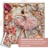 Floral Dance Grace Jigsaw Puzzle 1000 Pieces