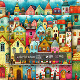 Colorful Town Jigsaw Puzzle 1000 Pieces