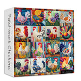 Patchwork Chickens Jigsaw Puzzle 1000 Pieces