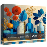 Variations in Blue Jigsaw Puzzle 1000 Pieces