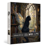 Library Elf Cat Jigsaw Puzzle 1000 Pieces