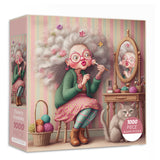 Flowery Grandma Jigsaw Puzzle 1000 Pieces