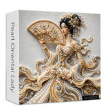 Pearl Oriental Lady Jigsaw Puzzle 1000 Pieces
