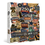 USA Vintage Stickers Jigsaw Puzzle 1000 Pieces