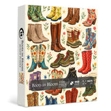 Boots in Bloom Jigsaw Puzzle 1000 Pieces
