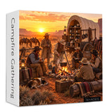 Campfire Gathering Jigsaw Puzzle 1000 Pieces