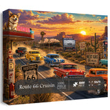 Route 66 Cruisin Jigsaw Puzzle 1000 Pieces