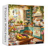 Floral Kitchen Jigsaw Puzzle 1000 Pieces