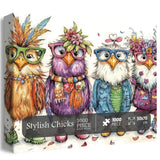 Stylish Chicks Jigsaw Puzzle 1000 Pieces