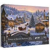 Xmas at Snowy Hollow Jigsaw Puzzle 1000 Pieces