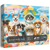 Seaside Fluffy Party Jigsaw Puzzle 1000 Pieces