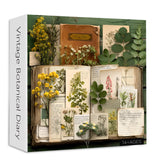 Vintage Botanical Diary Jigsaw Puzzle 1000 Pieces