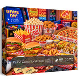 Video Game Food Feast Jigsaw Puzzle 1000 Pieces