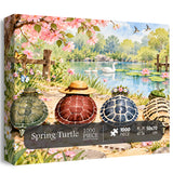 Spring Turtle Jigsaw Puzzle 1000 Pieces