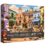 Provence Town Square Jigsaw Puzzle 1000 Pieces