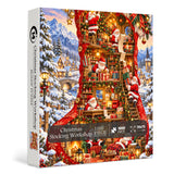 Christmas Stocking Workshop Jigsaw Puzzle 1000 Pieces