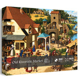 Old Riverside Market Jigsaw Puzzle 1000 Pieces