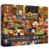 Colorful Paws Café Jigsaw Puzzle 1000 Pieces