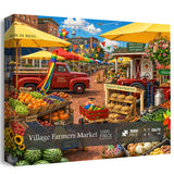 Village Farmers Market Jigsaw Puzzle 1000 Pieces