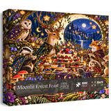 Moonlit Forest Feast Jigsaw Puzzle 1000 Pieces