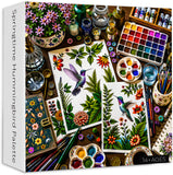 Springtime Hummingbird Palette Jigsaw Puzzle 1000 Pieces